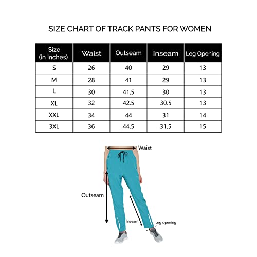 CHKOKKO Women Trackpants Sports Running Workout Lowers Black L - Image 2