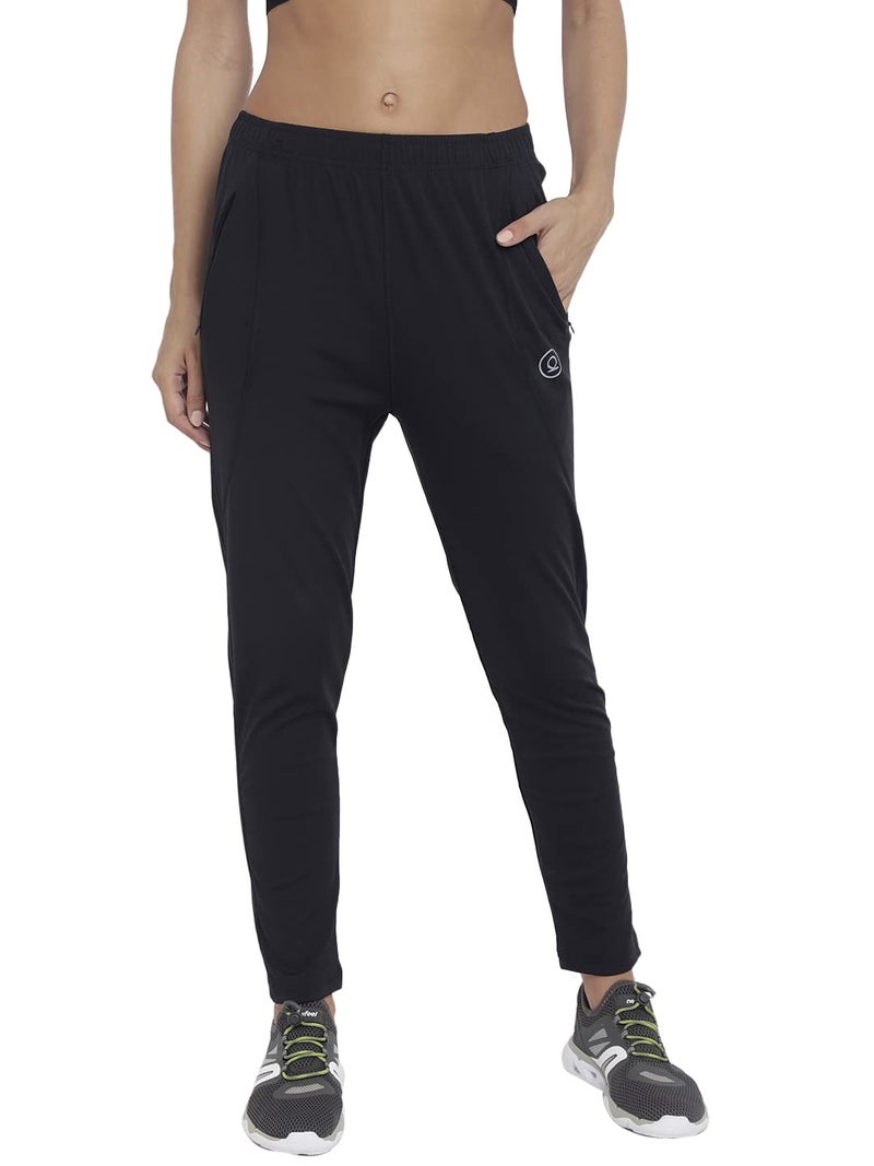 CHKOKKO Women Trackpants Sports Running Workout Lowers Black L - Image 3