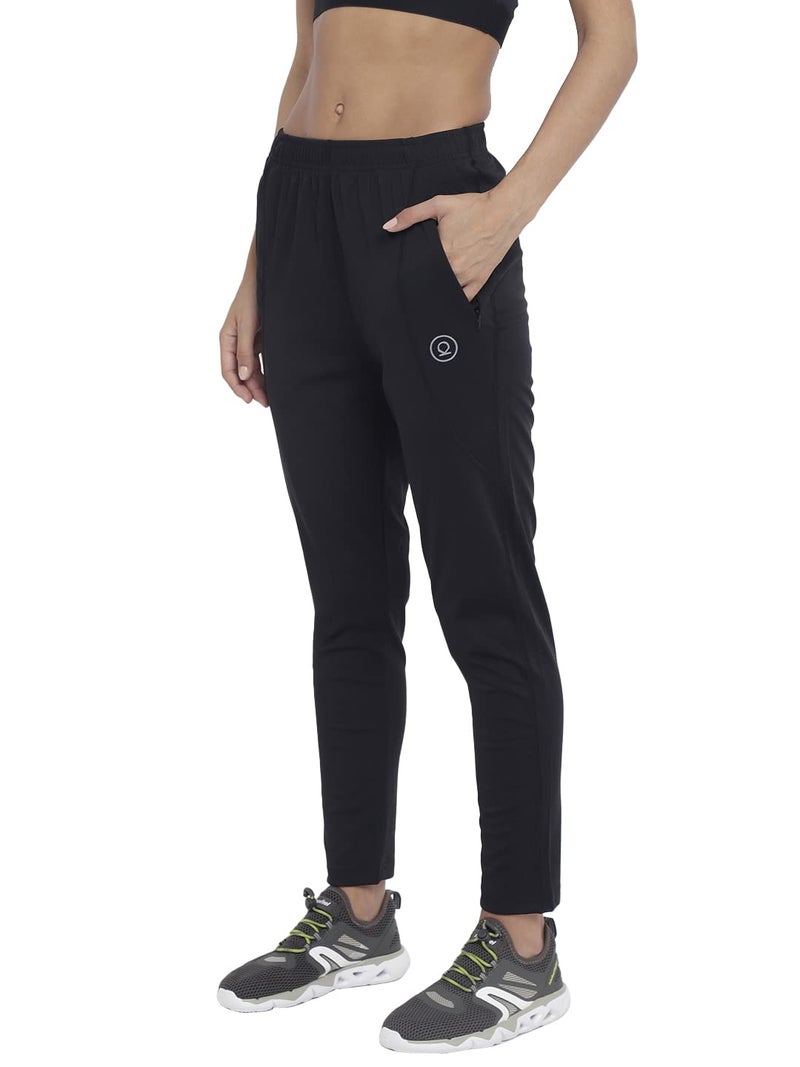 CHKOKKO Women Trackpants Sports Running Workout Lowers Black L - Image 1
