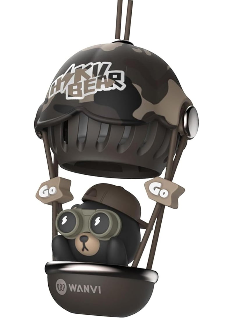 Excefore Car Air Fresheners, Cute Bear Car Air Hanging Fragrance Air Creative Car Perfume Decoration Automotive Air Freshener for Wardrobe, Bathroom and Hanging Ornaments (Hanging Bear) - Image 1