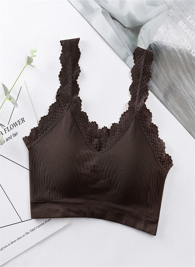 Loquat Beauty Back Solid Elastic Sports Bra