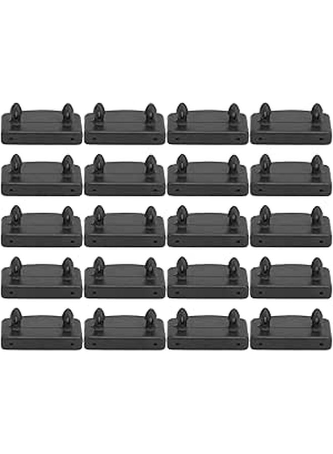 Bed Support Slats Replacement 20Pcs Plastic End Caps And Holders For Bed Frame Base - Image 1