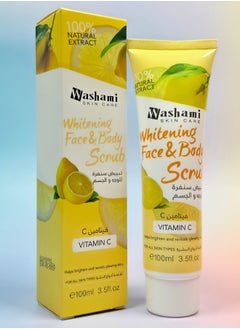 Vitamin C Whitening Face & Body Scrub – Brightening, Exfoliating, Anti-Dark Spots, Skin Glow Treatment – 100ml