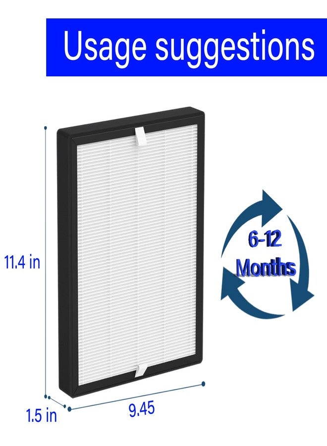 HOMFILBIT BS-10 Replacement Filter for PARTU BS-10 Air Purifier, 3 IN 1, H13 True HEPA with Efficiency Activated Carbon and Pre-Filter, 2 Pack - Image 3