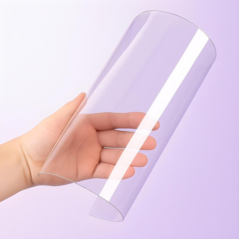 OPENFIRST أوراق OHP بحجم A3 شفافة لامعة 200 ميكرون، عبوة من 5 أوراق للرسم والفنون والحرف اليدوية وغيرها - Image 1