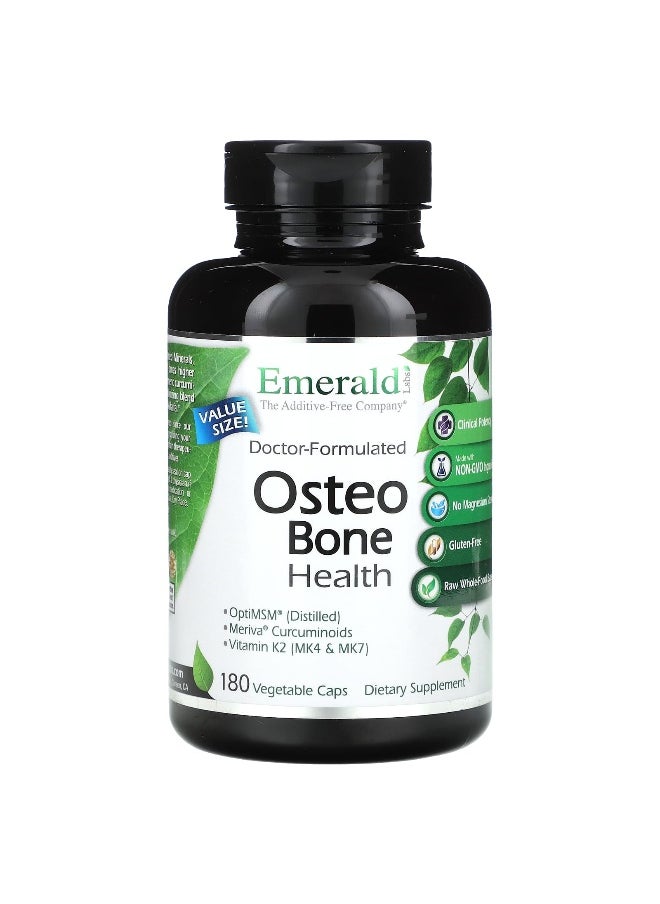 Emerald Laboratories Emerald Laboratories, Osteo Bone Health, 180 Vegetable Caps  - Image 1