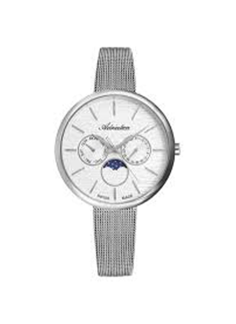 ADRIATICA ADRIATICA Swiss Made A3732.5113QF SS & Mesh Multifunction Women's Watch 