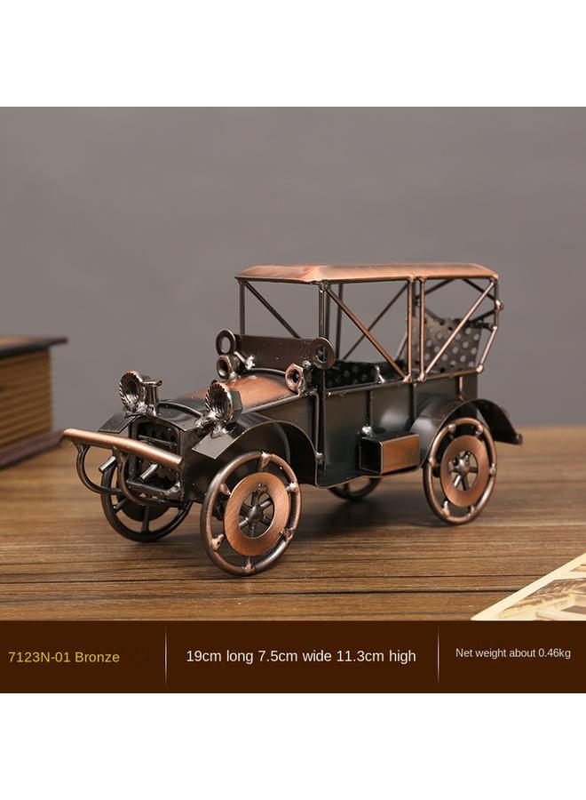 Bluejw Creative Industrial Style Car Decoration And Decoration Creative Crafts Retro Classic Car Decoration Living Room TV Cabinet Wine Cabinet - Image 1