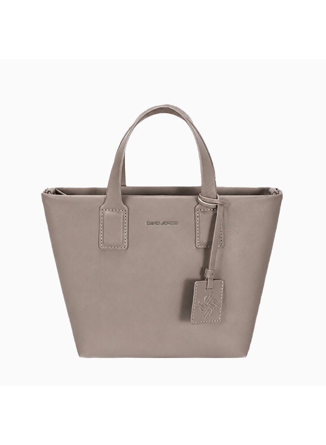 David Jones trapz style design handbag made from leather in model number CM7857| the new shopping, city and meeting bag for women | Structured purse for everyday use
