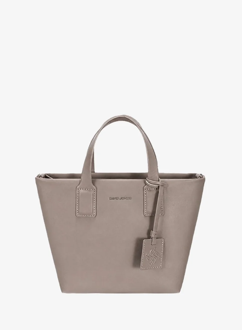 David Jones trapz style design handbag made from leather in model number CM7857| the new shopping, city and meeting bag for women | Structured purse for everyday use