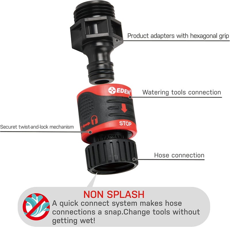 Eden 99909 Quick Connect Starter Kit (9 pc Set) - Image 2