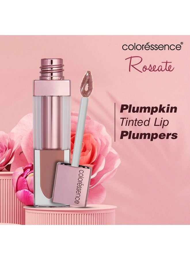 Coloressence - Roseate Tinted Lip Gloss Infused With Rose Oil Lightweight Long Lasting Hydrating Lip Plumper For Shine & Fuller Lips 6Ml Peaches N Cream - Image 1
