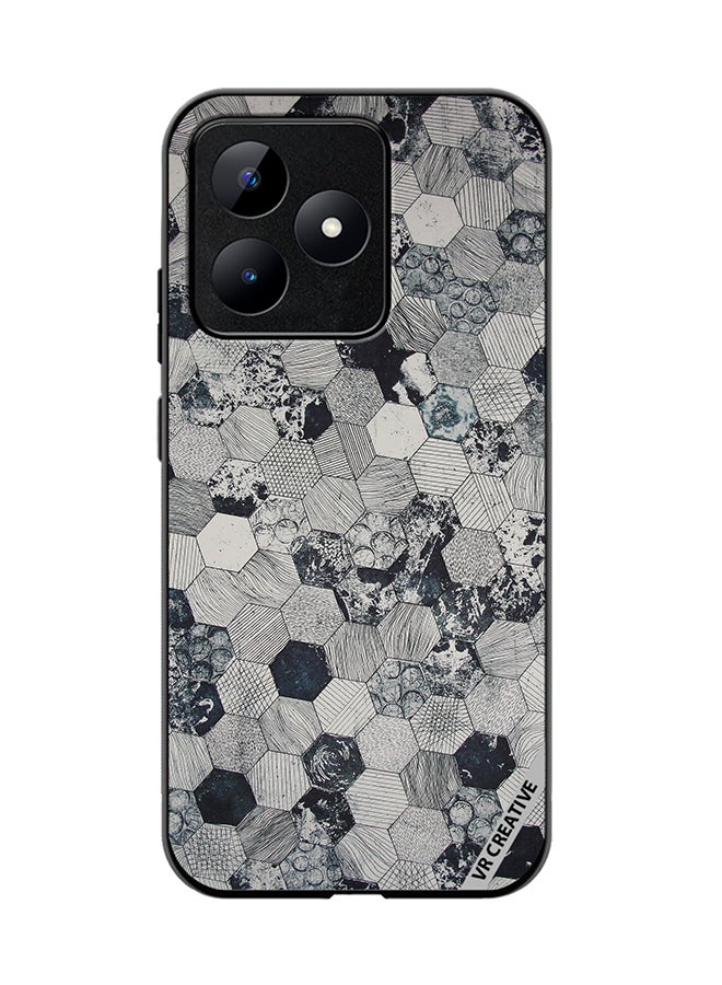 VR CREATIVE Protective Case Cover For Realme C53 Pattern Design Multicolour - Image 1