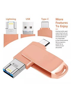 Generic U Disk Gifts For AppleMobile Phone U Disk 64g/128g/512GB/1TB/2TB Procurement-Color:Silver Gray-Capacity:32GB  - Image 2