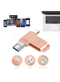 Generic U Disk Gifts For AppleMobile Phone U Disk 64g/128g/512GB/1TB/2TB Procurement-Color:Silver Gray-Capacity:32GB  - Image 3