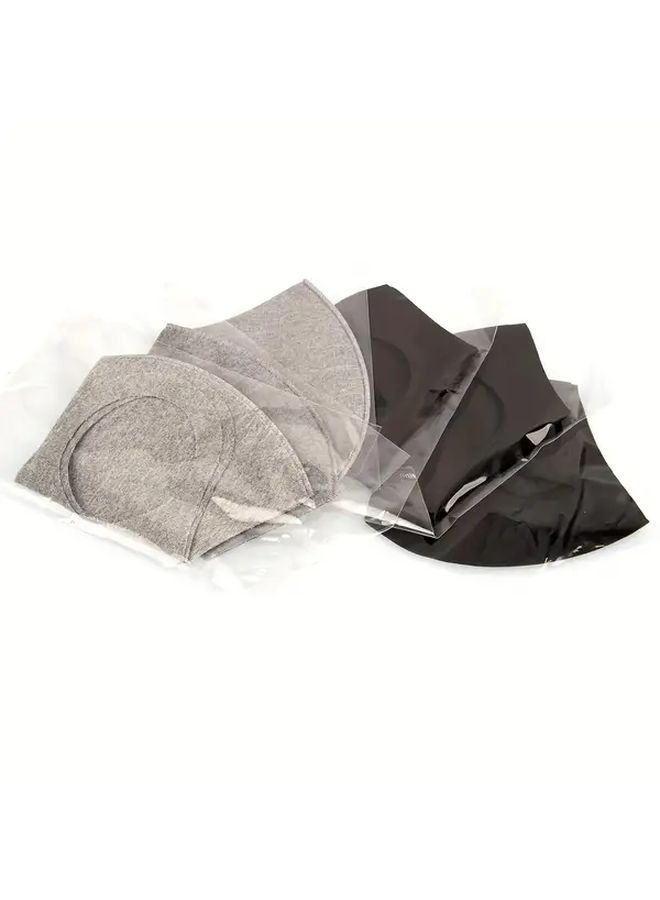 5 Pack Reusable Face Masks Washable Breathable Polyester For Men And Women - Image 2