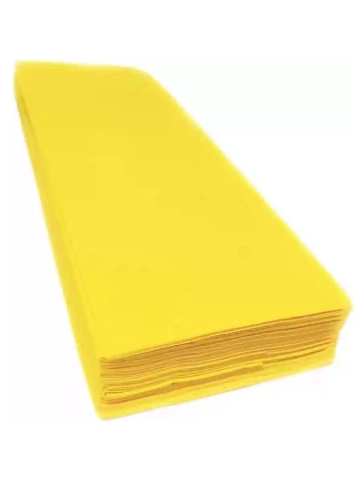 Terabyte ورق كريب نيون طية واحدة 50 × 120 سم أصفر - Image 1