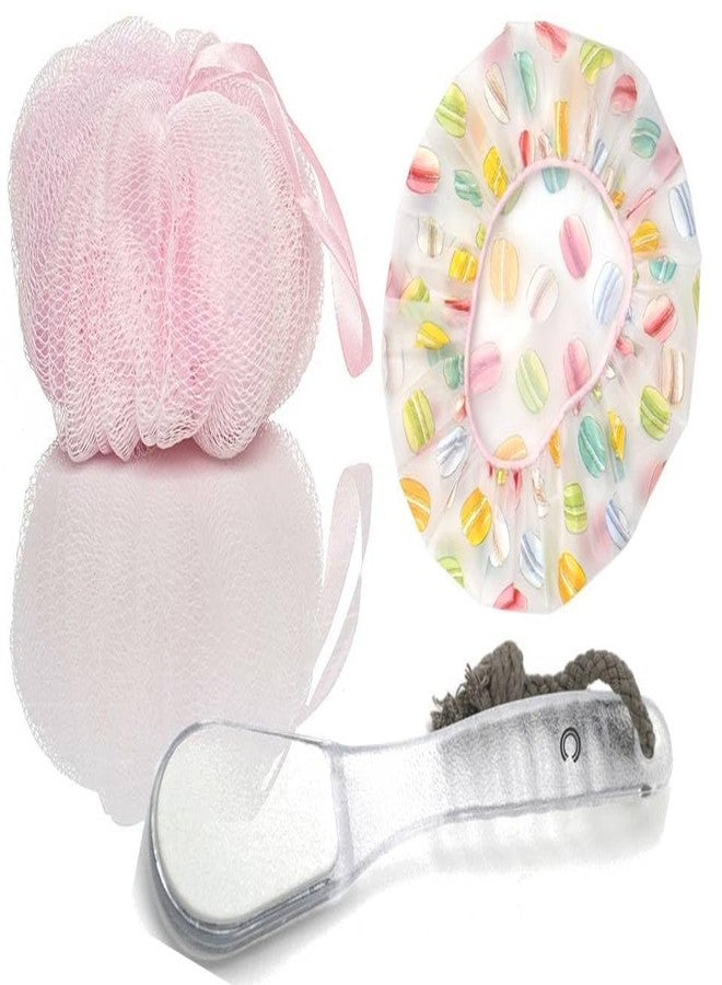 بيسيكير ليفة استحمام من بيسكير، ليفة استحمام أساسية، غطاء استحمام فاخر للبشرة الناعمة والمقشرة والمنشطة، مبرد أظافر - Image 1