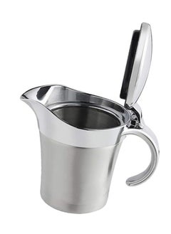 Generic Double Insulated Gravy Boat   Stainless Steel Sauce Jug with Hinged Lid Hinged Lid Ideal for Gravy or Cream 450ML 16 OZ  - Image 1