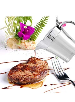 Generic Double Insulated Gravy Boat   Stainless Steel Sauce Jug with Hinged Lid Hinged Lid Ideal for Gravy or Cream 450ML 16 OZ  - Image 2