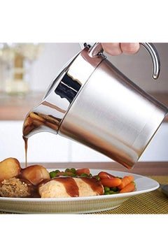 Generic Double Insulated Gravy Boat   Stainless Steel Sauce Jug with Hinged Lid Hinged Lid Ideal for Gravy or Cream 450ML 16 OZ  - Image 3