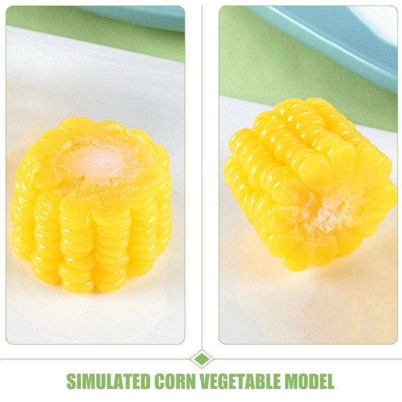 3pcs Artificial Corn Models Fake Corn Decorations Simulation Vegetables Model Photography Props - Image 5