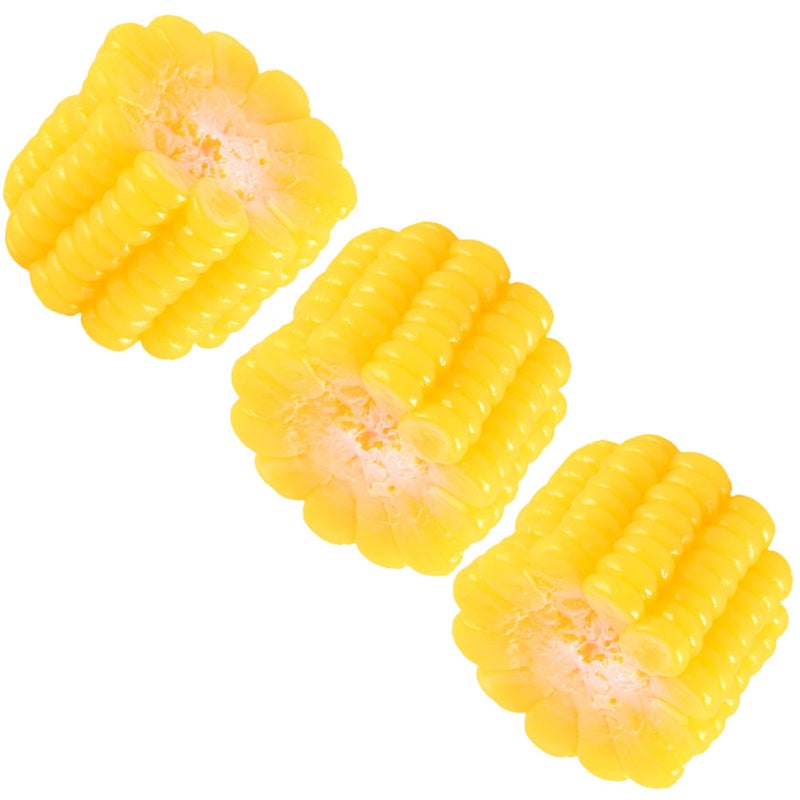 3pcs Artificial Corn Models Fake Corn Decorations Simulation Vegetables Model Photography Props - Image 3