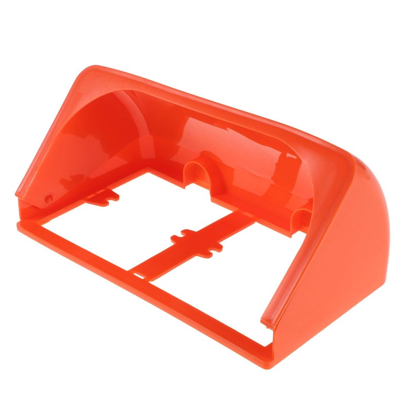 Weatherproof Plastic Dual Port Foldable EV Charging Station Socket Cover With Orange Shell For Outdoor Electric Vehicle Charger Use - Image 2
