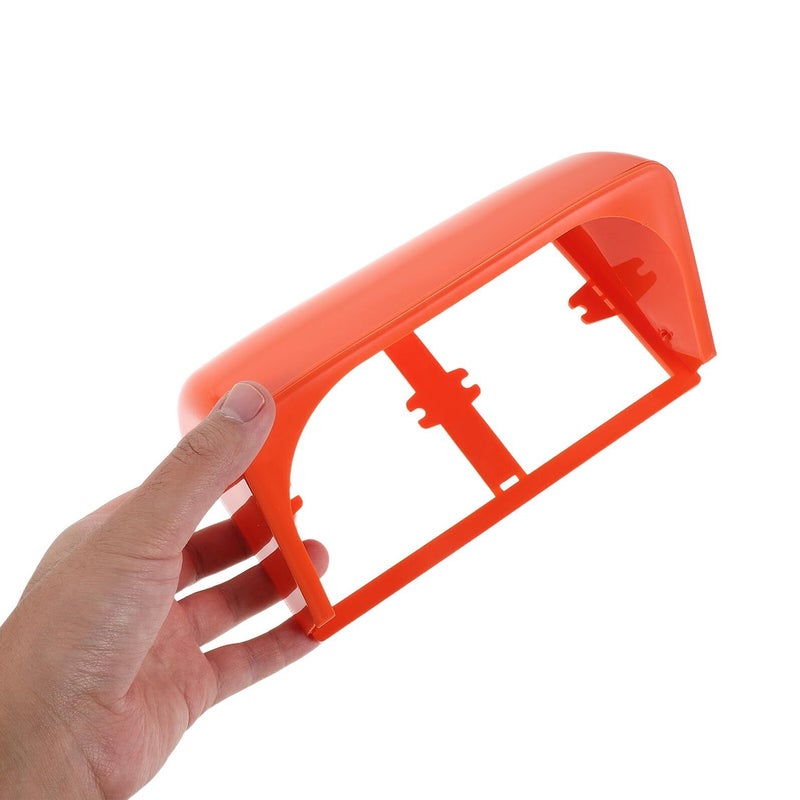 Weatherproof Plastic Dual Port Foldable EV Charging Station Socket Cover With Orange Shell For Outdoor Electric Vehicle Charger Use - Image 5