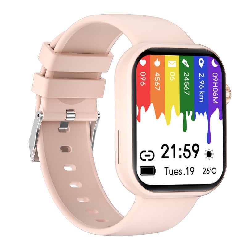 Smartwatch: 1.83-Inch High-Definition Touch Screen, IP67 Waterproof - BT Call & Health Monitoring Sports Smartwatch for Men, Women & Fitness Enthusiasts - Image 1