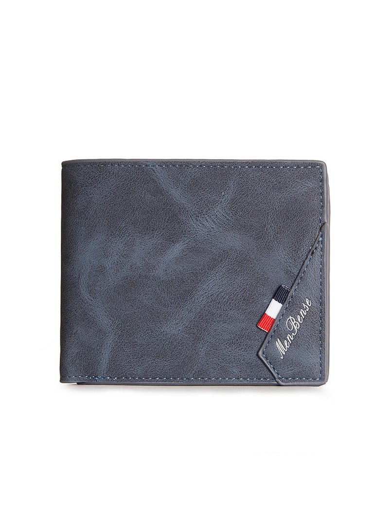 MenBense Business Men's Wallet Short Wallet Card Holder Document Bag 12*9.5*1.5cm - Image 1