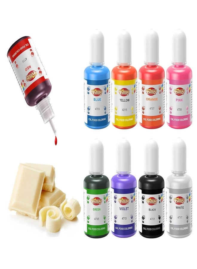 FUTEBO Oil Based Food Coloring, 15ml Large Capacity Food Coloring for Icing, Dye Color for Chocolate Candy Cake, Edible Oil Food Grade Dye for Baking, Fondant & Forsting - Image 1