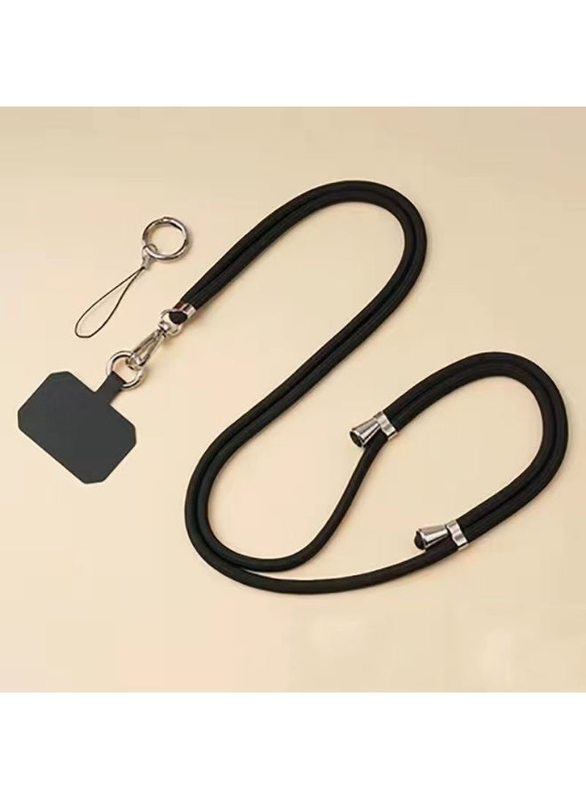 Universal Phone Lanyard with Adjustable Nylon Crossbody Strap for Most Smartphones
