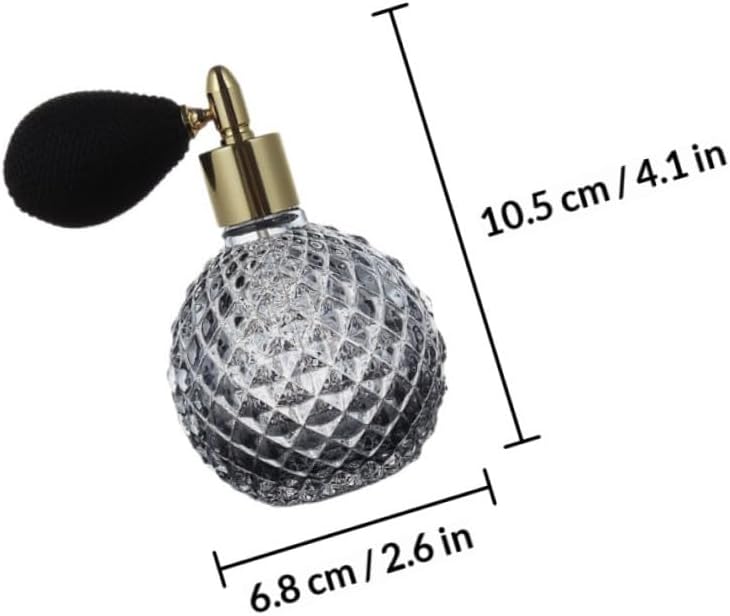 Refillable Glass Perfume Spray Bottles 3pcs 100ml Pink Gray Airbag Sprayers for Travel and Personal Care Random Color - Image 2
