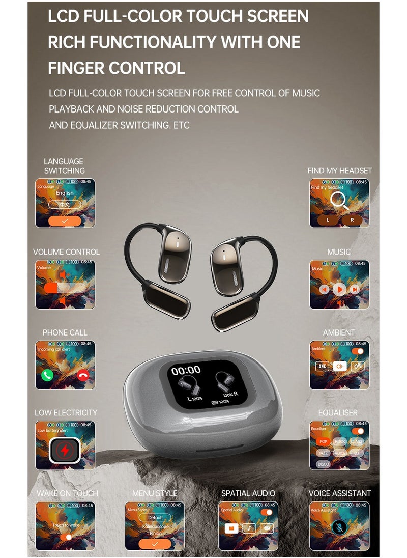 Generic - Intelligent Real-Time Translation Wireless Bluetooth Earbuds, HIFI Sound Quality, Ultra-Long Battery Life, Bluetooth 5.4, 150+ Languages Supported, 5-7 Hours Playtime, 60+ Days Standby, Comfortable Silicone Design, UVC Sterilization with 99.9% Effectiveness - Image 1