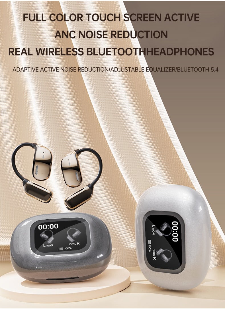 Generic - Intelligent Real-Time Translation Wireless Bluetooth Earbuds, HIFI Sound Quality, Ultra-Long Battery Life, Bluetooth 5.4, 150+ Languages Supported, 5-7 Hours Playtime, 60+ Days Standby, Comfortable Silicone Design, UVC Sterilization with 99.9% Effectiveness - Image 1