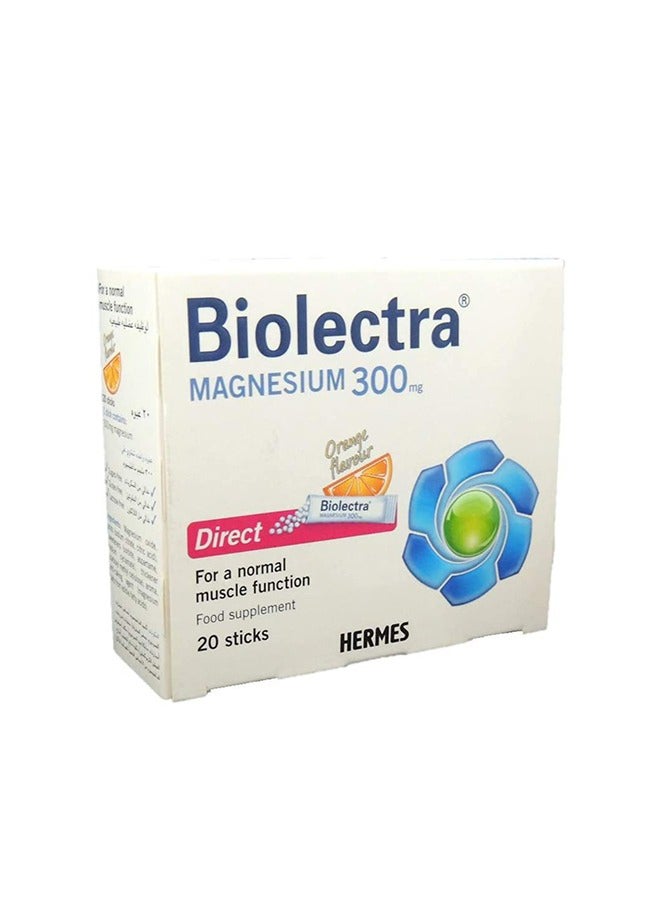 Biolectra Magnesium Direct 300Mg Sachets 20S