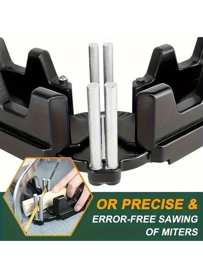 Multifunctional Angle Cutter Guide Sturdy Plastic Iron Structure Angle Cutting Tool 1pc - Image 4