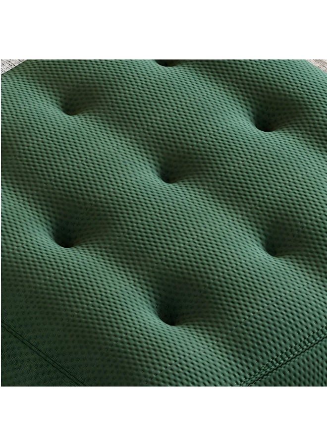 Comfynest Modern Green Pine Wood Sofa Fra_Am Material With Tight Back & Black Legs Latex Seat Filling, 185.42 X 93.98 X 71.12 Cm Green  - Image 5