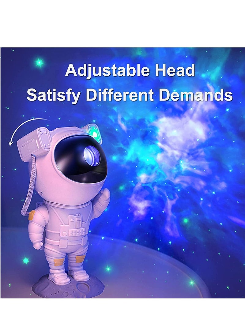 Star Projector Night Light with Timer, Remote Control and 360°Adjustable Design, Astronaut Nebula Galaxy Night Light Projector for Children Adults Baby Bedroom, Party Room and Game Room  - Image 3