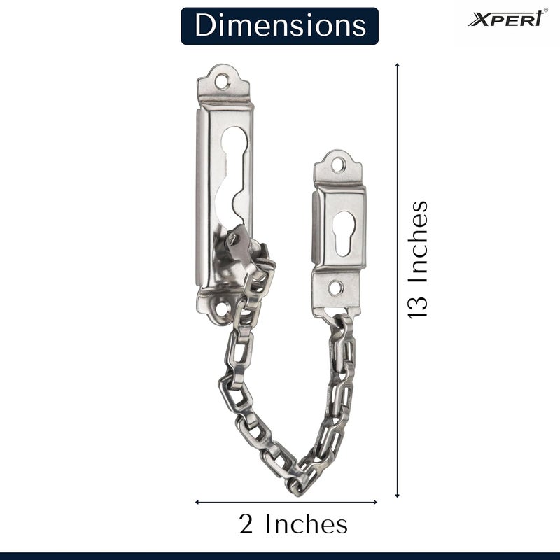 Xpert Door Chain - SSDC 888 (Silver) by , 1 Pc, Works with Chain Lock for Door, and Door Lock, Goes Door Locks for Main Door, Door Chain Lock for Main Door, and Safety Lock for Door - Image 4