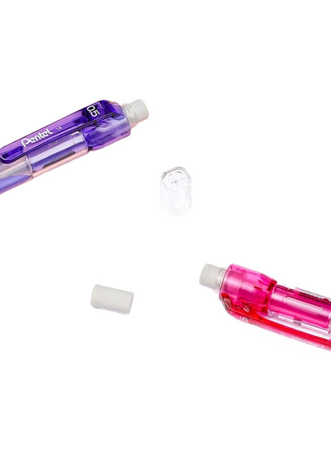 Pentel Mechanical Pencil 0.5Mm, Break-Resistant Lead, Drawing Pencil For Students' Exams, Az125R Sky Blue, Single Pack - Image 2