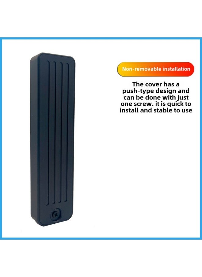 Generic Type-c3.1 Aluminum Alloy Mobile Solid State Drive Heat Dissipation Fast High-speed Transmission Dual Protocol 10G Hard Disk Box Tool-Color:Deep Space Ash  - Image 5
