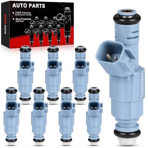 AOTPAT High Performance Fuel Injectors ForDodge Durango Dakota 20012007 47L ForJeep Grand Cherokee Commander ForMitsubishi Raider ForChrysler Aspen Replace OE 0280155849 8Pcs - Image 1
