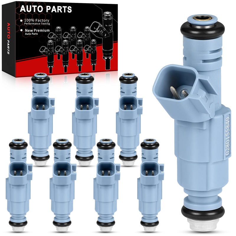 AOTPAT High Performance Fuel Injectors ForDodge Durango Dakota 20012007 47L ForJeep Grand Cherokee Commander ForMitsubishi Raider ForChrysler Aspen Replace OE 0280155849 8Pcs - Image 2