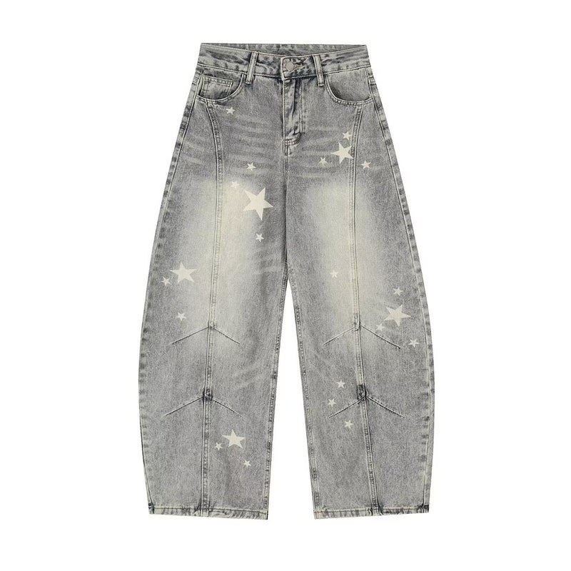 Unisex Casual Daily Denim Jeans - Image 4