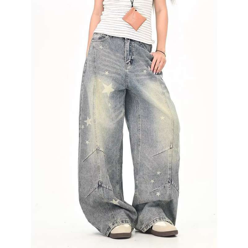 Unisex Casual Daily Denim Jeans - Image 3