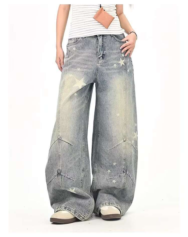 Unisex Casual Daily Denim Jeans - Image 5