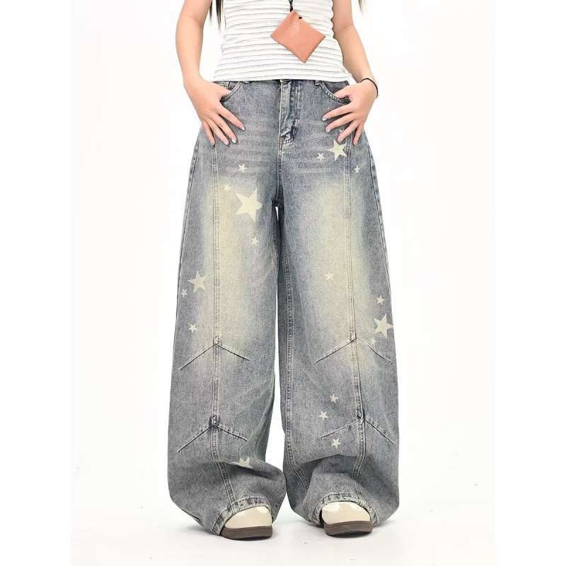 Unisex Casual Daily Denim Jeans - Image 2