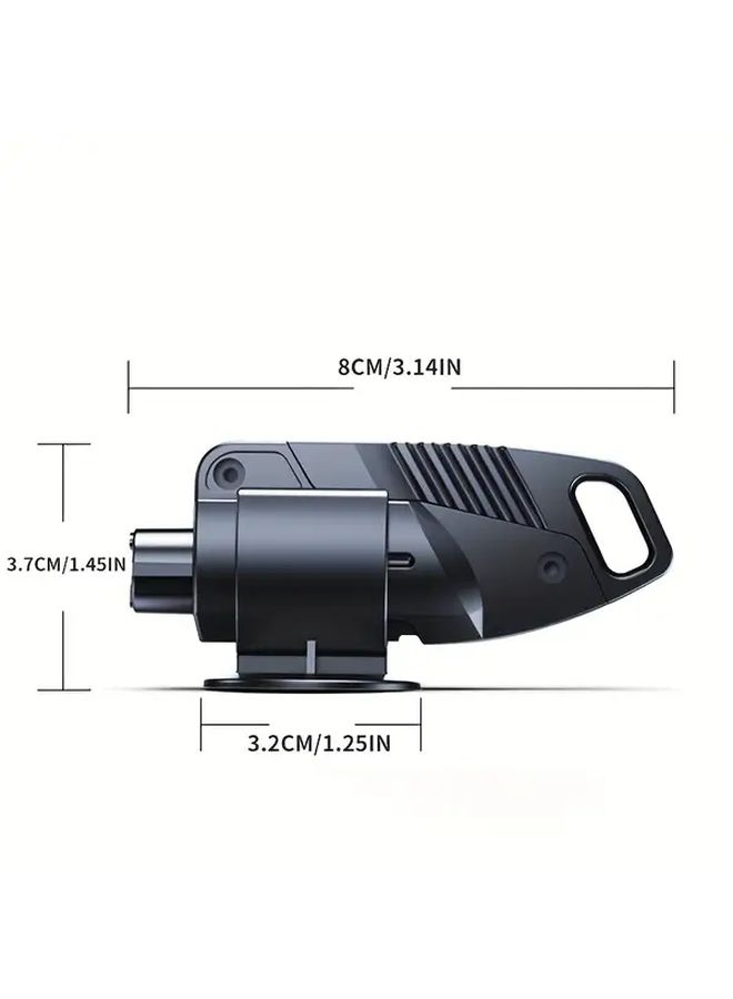 Black Car Safety Hammer 2 Pcs Set Multi Functional Emergency Escape Tool - Image 2